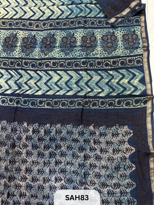 DOLA SILK NAKSHI BORDER SAREE