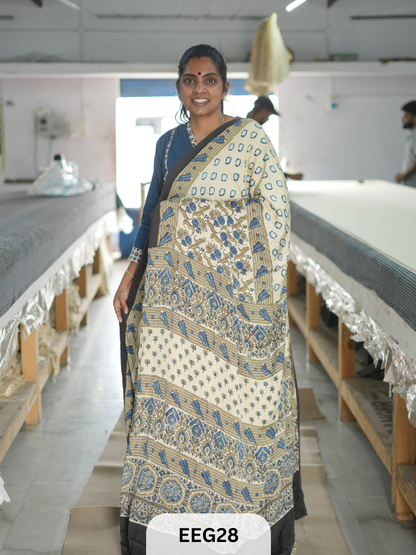 AJRAKH MODAL SAREE