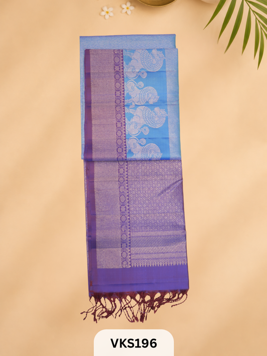 PURE KANCHIPURAM PURE SOFT SILK SAREE