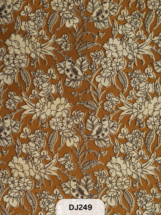 Kalamkari Hand printed - Fabric -1mtr