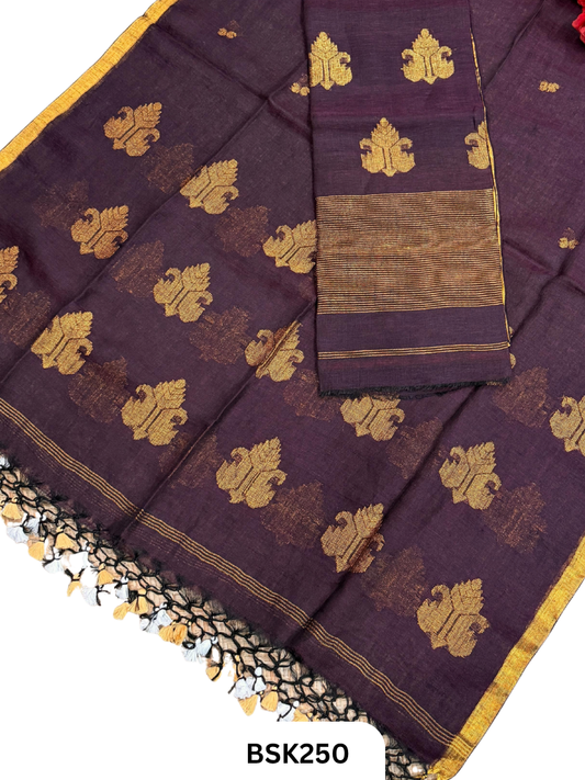 Pure Jayashree Linen By Linen - Top 2.6 Duppatta 2.7
