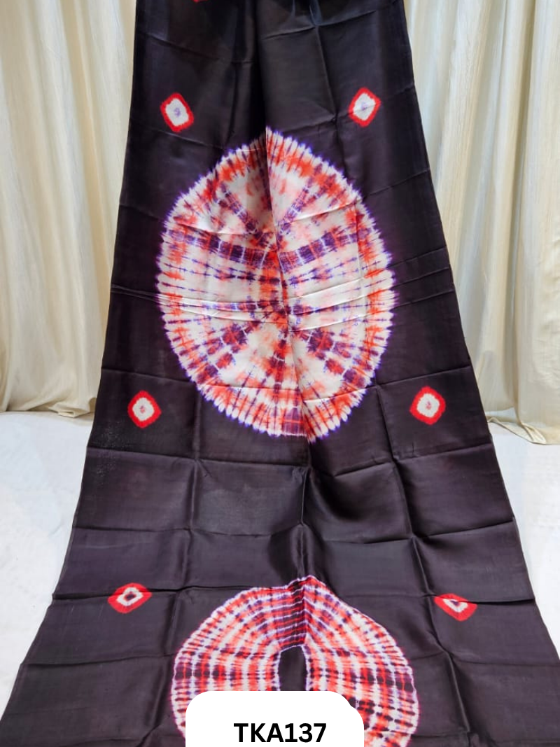 Pure Bishnupuri Silk - Shibori work saree