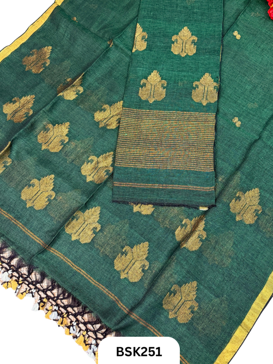 Pure Jayashree Linen By Linen - Top 2.6 Duppatta 2.7