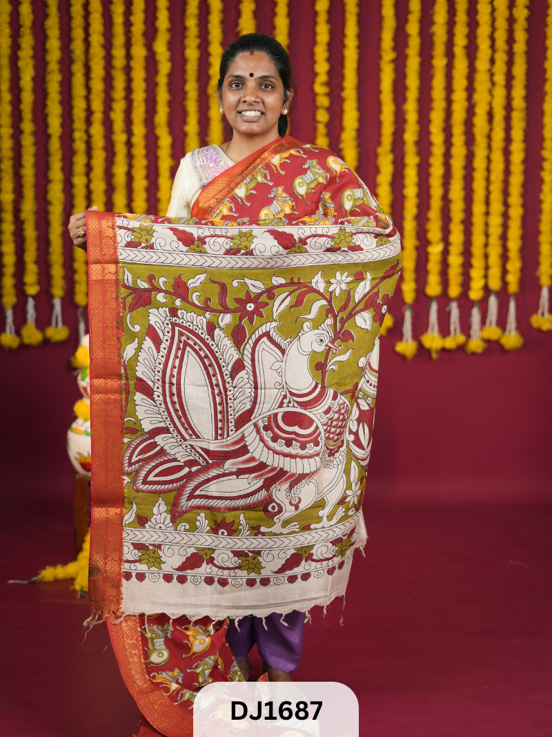 KALAMKARI CHENNURI SILK