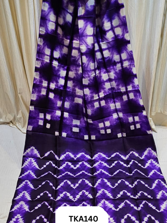 Pure Bishnupuri Silk - Shibori work saree