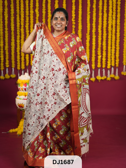 KALAMKARI CHENNURI SILK