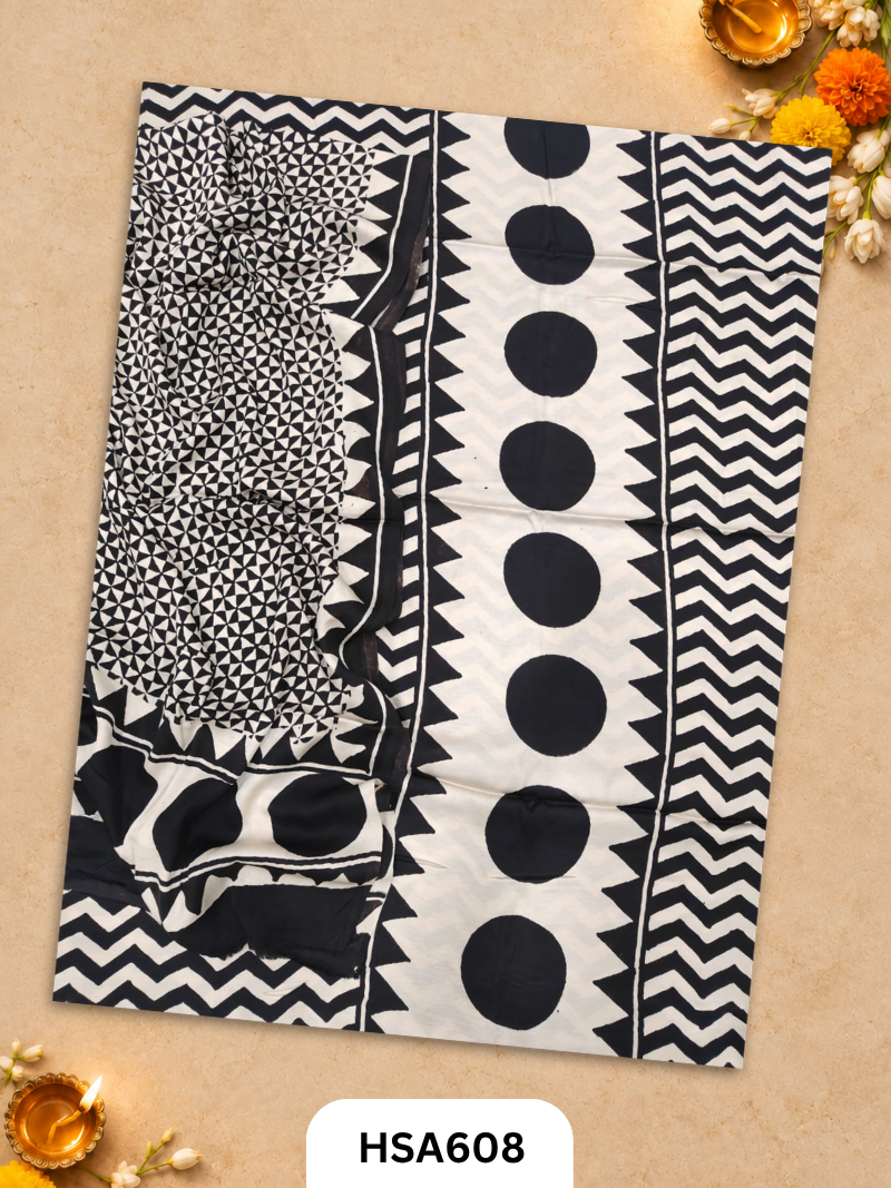 Vanaspati Ajrakh Handblock Printed Suits in Modal Silk Fabric Suits Top 2.5 mtr Dupatta 2.5 mtr