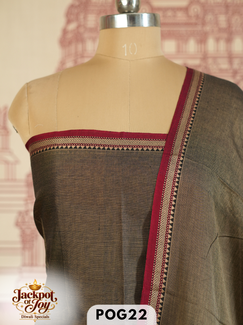 Narayanpet 2 Pcs salwar set-Top-4.50 mtr
