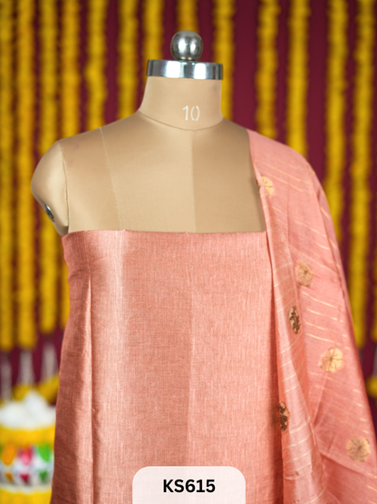 JAMDANI WEAVE SILK HANDWORK SALWAR