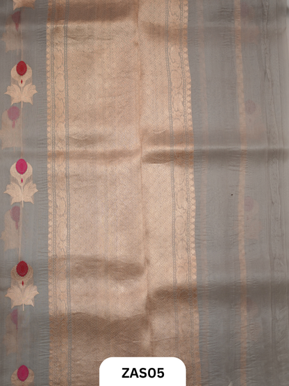 Pure Kora Organza Handloom Saree