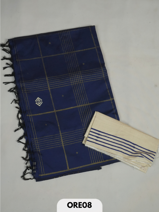South cotton handblock print saree
