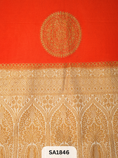 BANARASI KHADI GEORGETTE COCO ZARI SAREE