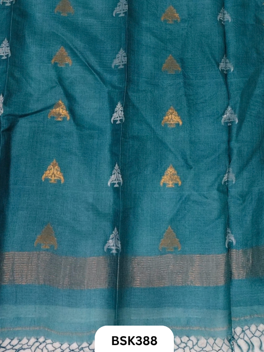 Pure Gicha By Gicha Tussar Silk with Jamdani weave