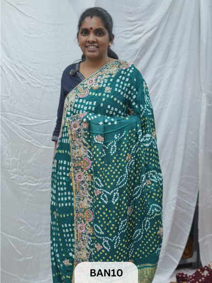 BANDHANI DESIGNER WORK WITH LAGDI PALLU