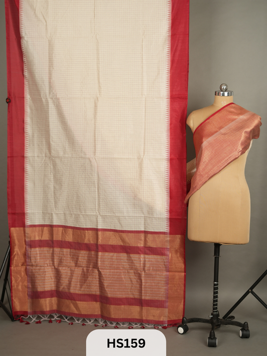 Semi Tussar Silk Saree