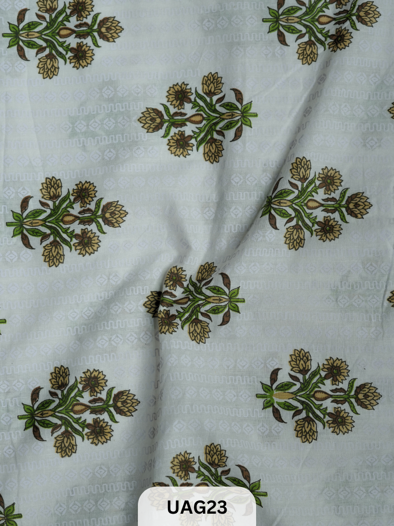 JAIPUR COTTON FABRIC - SCREEN PRINT 1 MTR