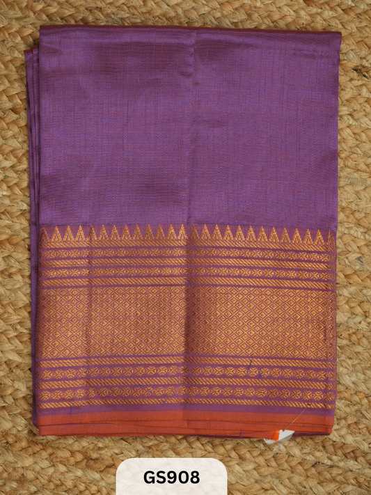 Pure Handloom Mangalgiri Pattu Material (2.5 Meters)