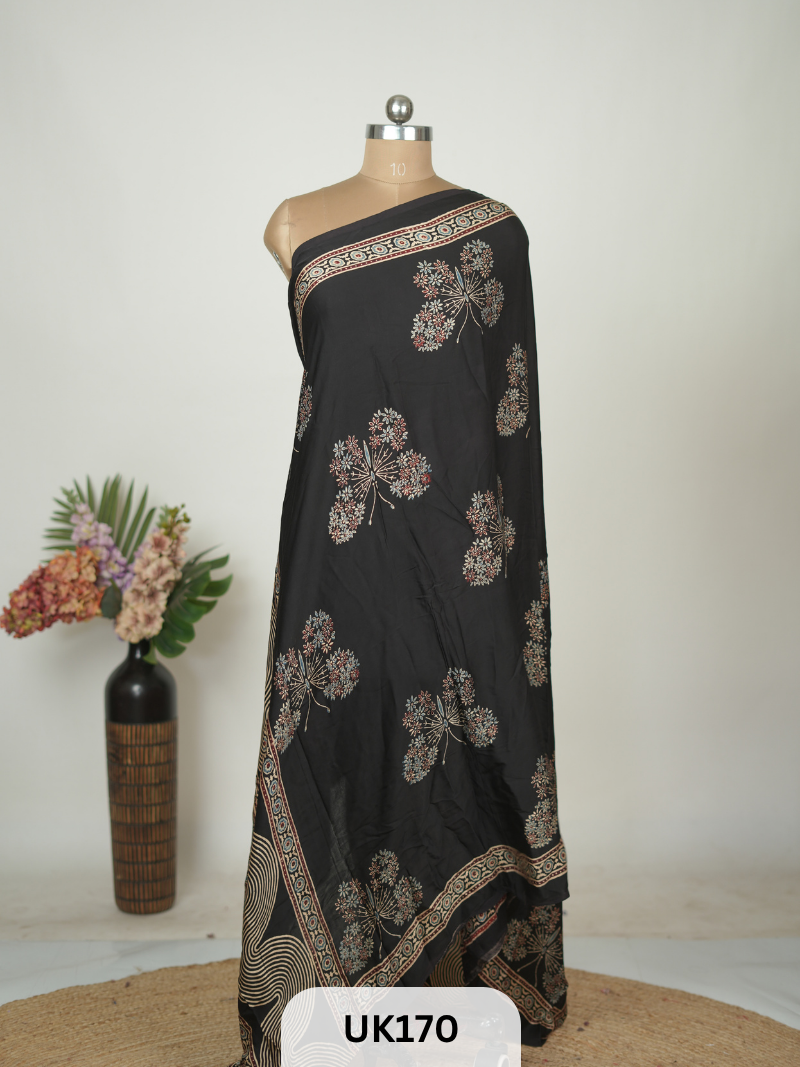 MODAL HANDBLOCK DUPATTA