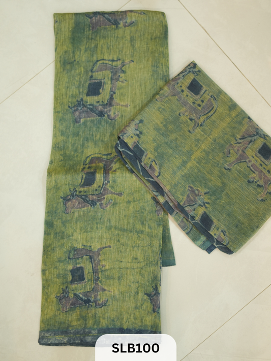 NASPHAL AND POMOGRANATE - PURE LINEN SUIT