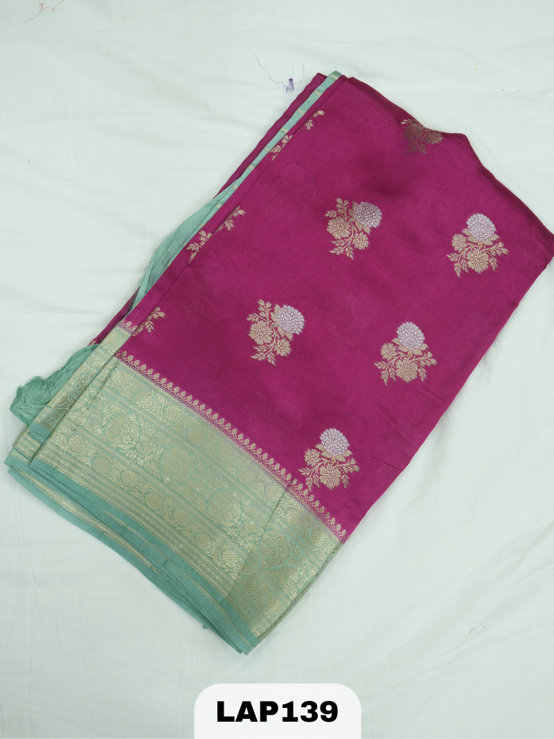 Banaras kora dupion silk saree