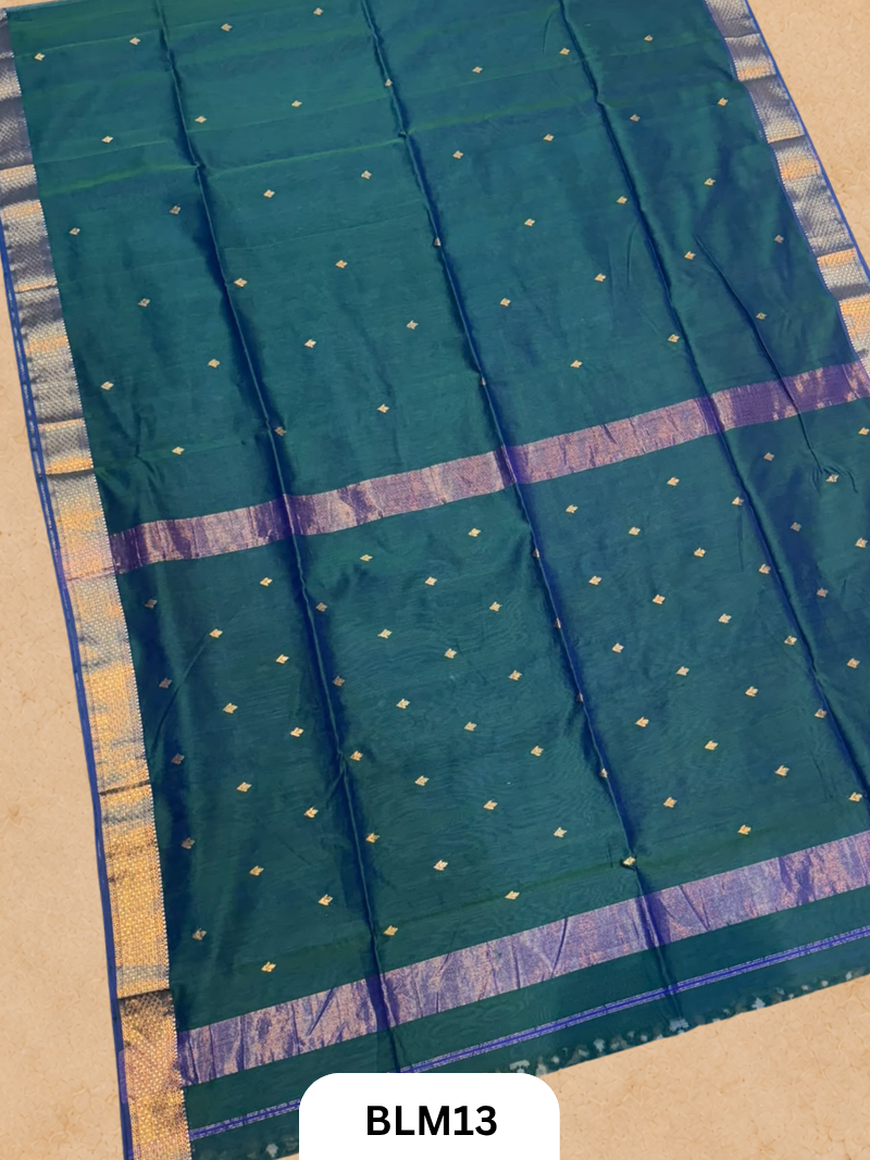 Diya Butti And Border Shaded Saree