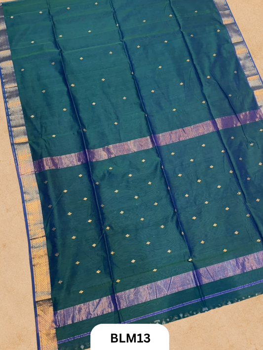 Diya Butti And Border Shaded Saree