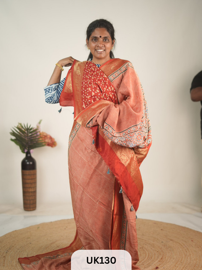 DOLA AJRAKH SAREE