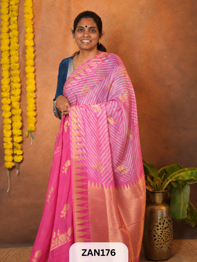 SHIBORI WITH KOTA TUSSAR BANARASI SAREE