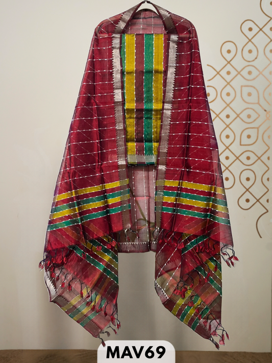 Mangalagiri pattu 2 pcs salwar suit