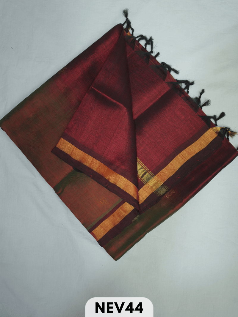 SMALL BORDER WITH BODY BUTTA SILK COTTON SAREE