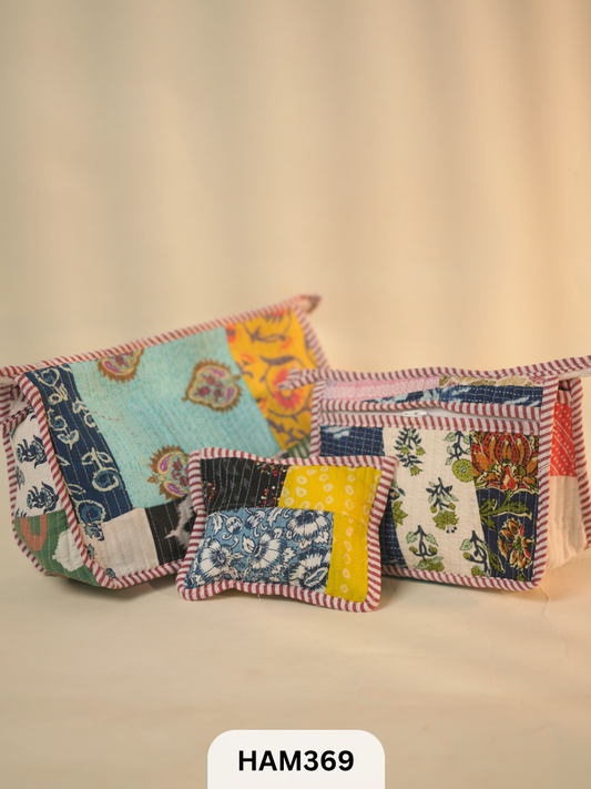 QULITED TRAVEL 3 COMBO POUCH