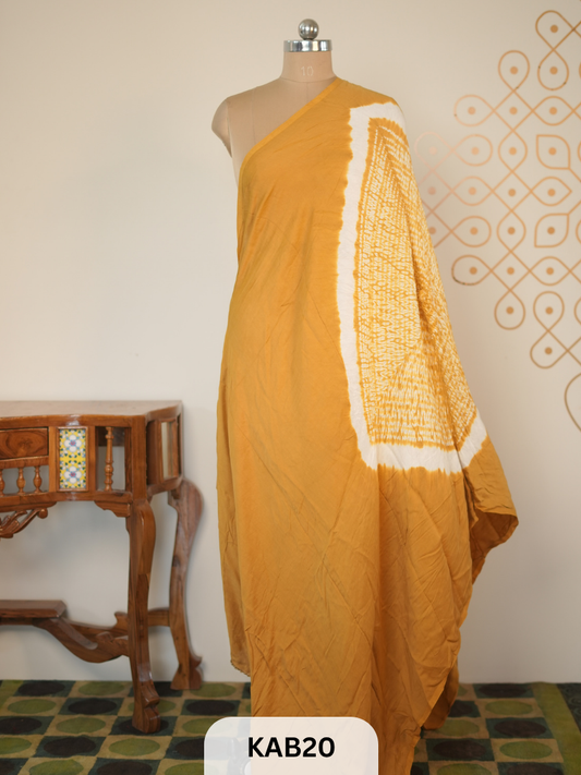 MODAL WITH HAND SHIBORI DUPPATA 2.5MTR