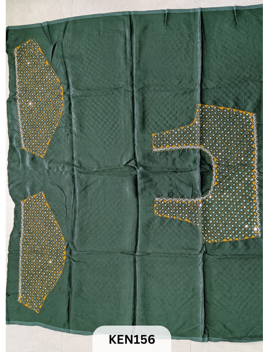 MUSHRU KUTCH MIRROR BLOUSE