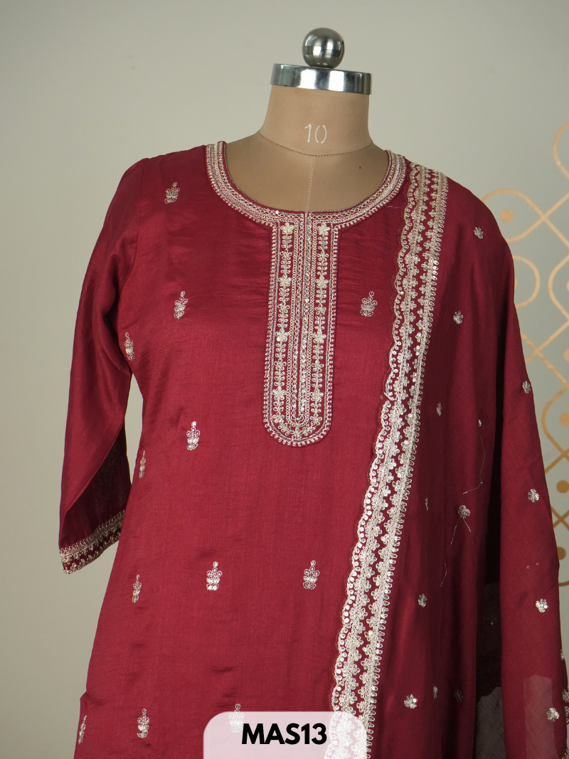 Georgette design 3 pcs salwar set