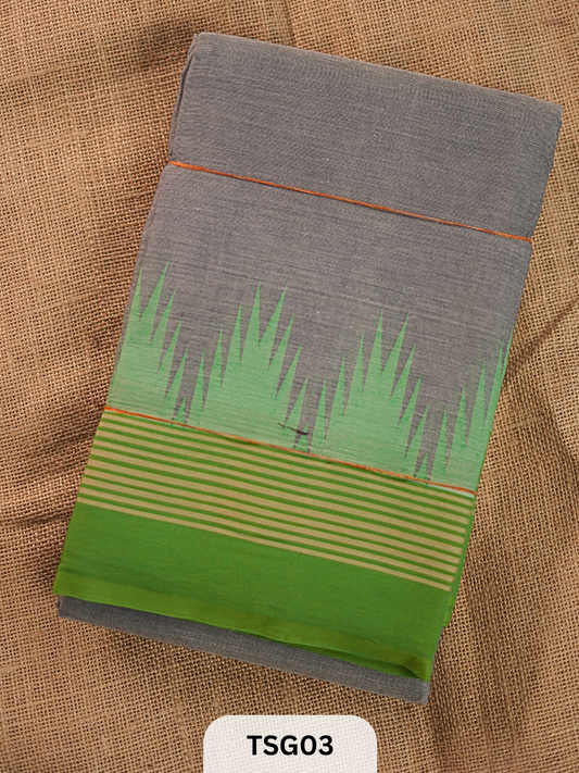 HANDLOOM THAZHAMPOO COTTON BY COTTON