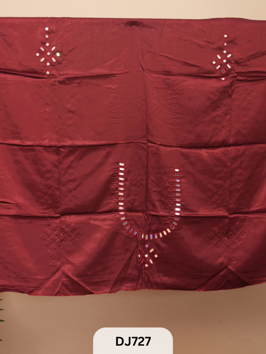 MODAL BLOUSE |KUTCH MIRROR WORK | MASHRU FABRIC