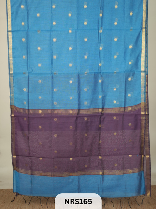 CHANDERI INSPIRED MAHESWARI SAREE