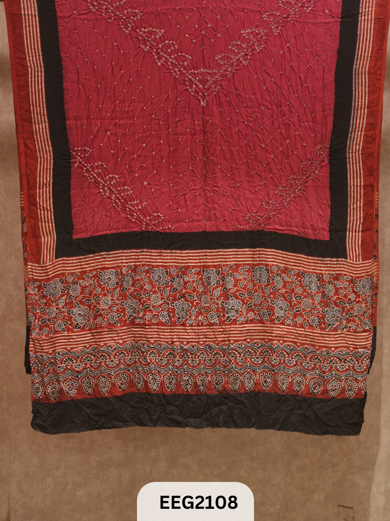 MODAL AJRAKH BHANDHEJ DUPPATTA