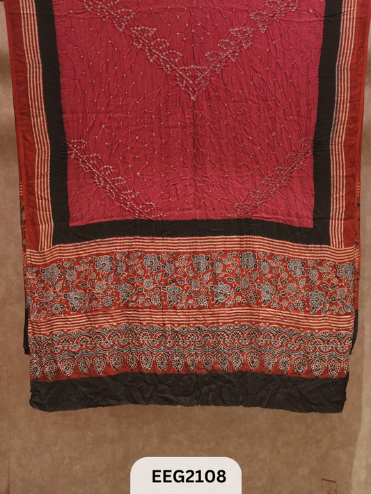 MODAL AJRAKH BHANDHEJ DUPPATTA