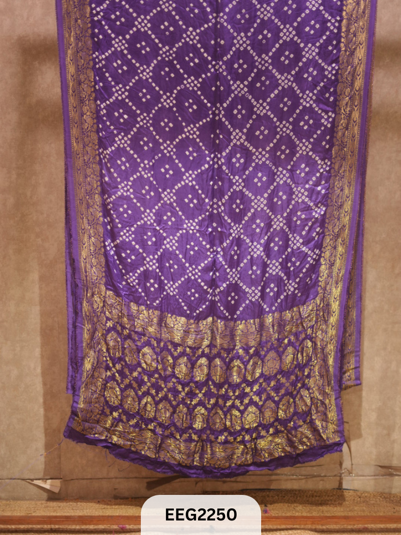 MODAL FUSIOIN SAREE WITH DOLA BORDER - EXCLUSIVE