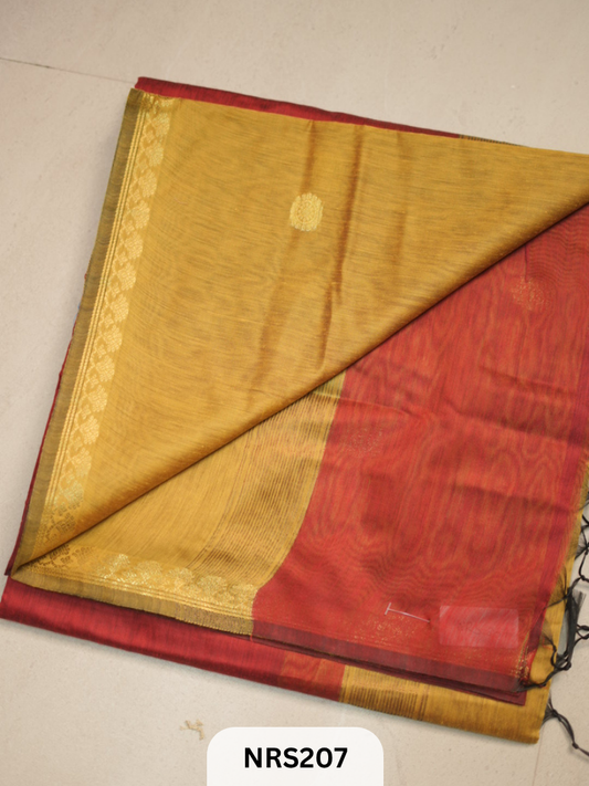 CHANDERI INSPIRED MAHESWARI SAREE