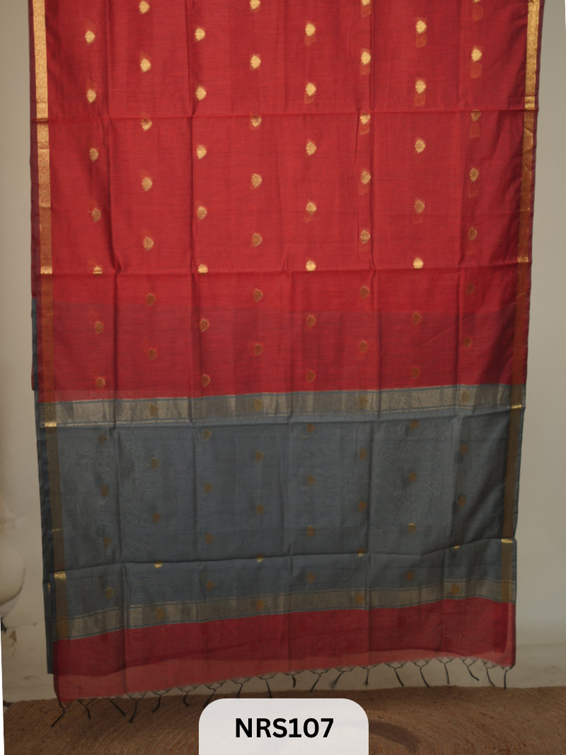 CHANDERI INSPIRED MAHESWARI SAREE