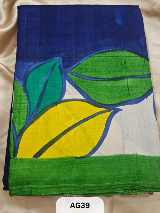 MURSHIDABAD HAND PAINTED SILK SAREE