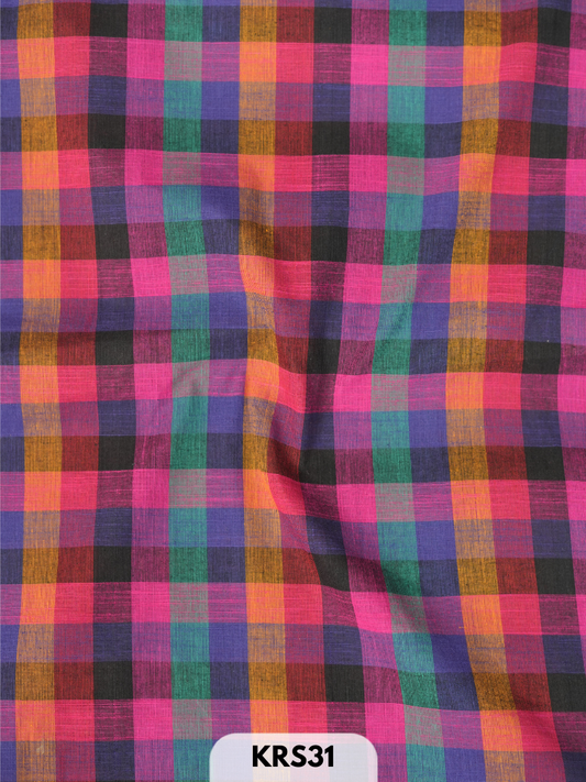 MADRAS KATTAM FABRIC-1 MTR