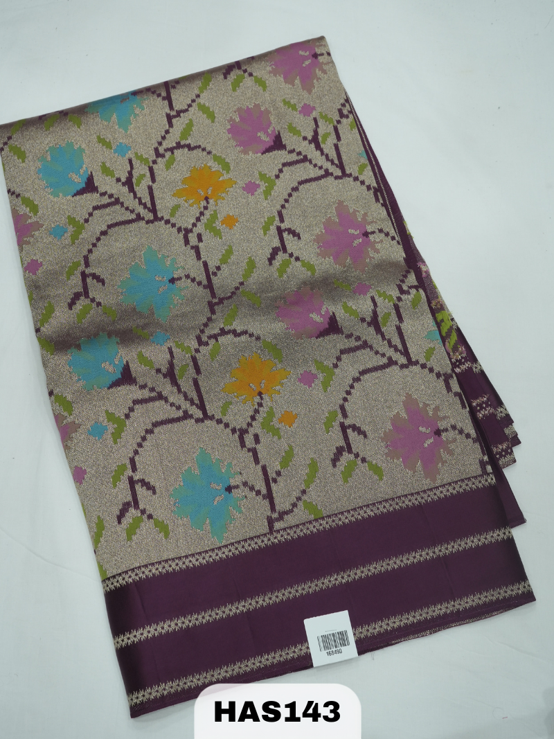 BANARAS TISSUE JAMDHANI SAREE WITH BORDER