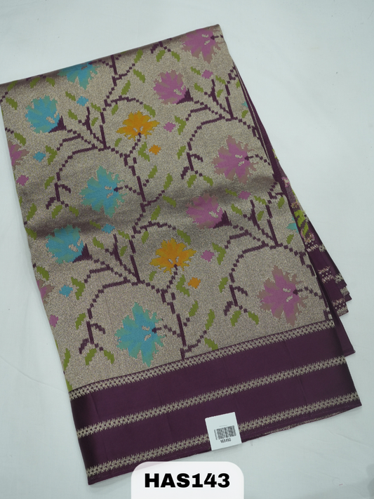 BANARAS TISSUE JAMDHANI SAREE WITH BORDER