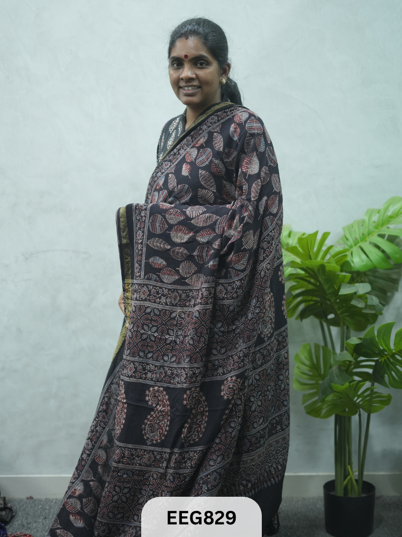 KOTA DORIA AJRAKH SAREE
