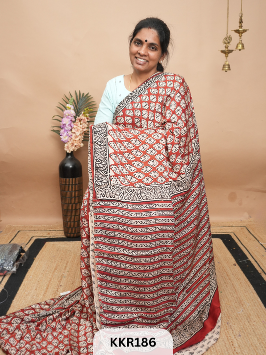 DABU KALAMKARI MODAL SILK