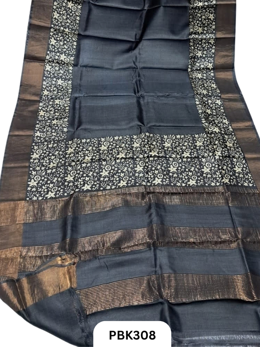 Pure Handloom Tussar Silk Saree