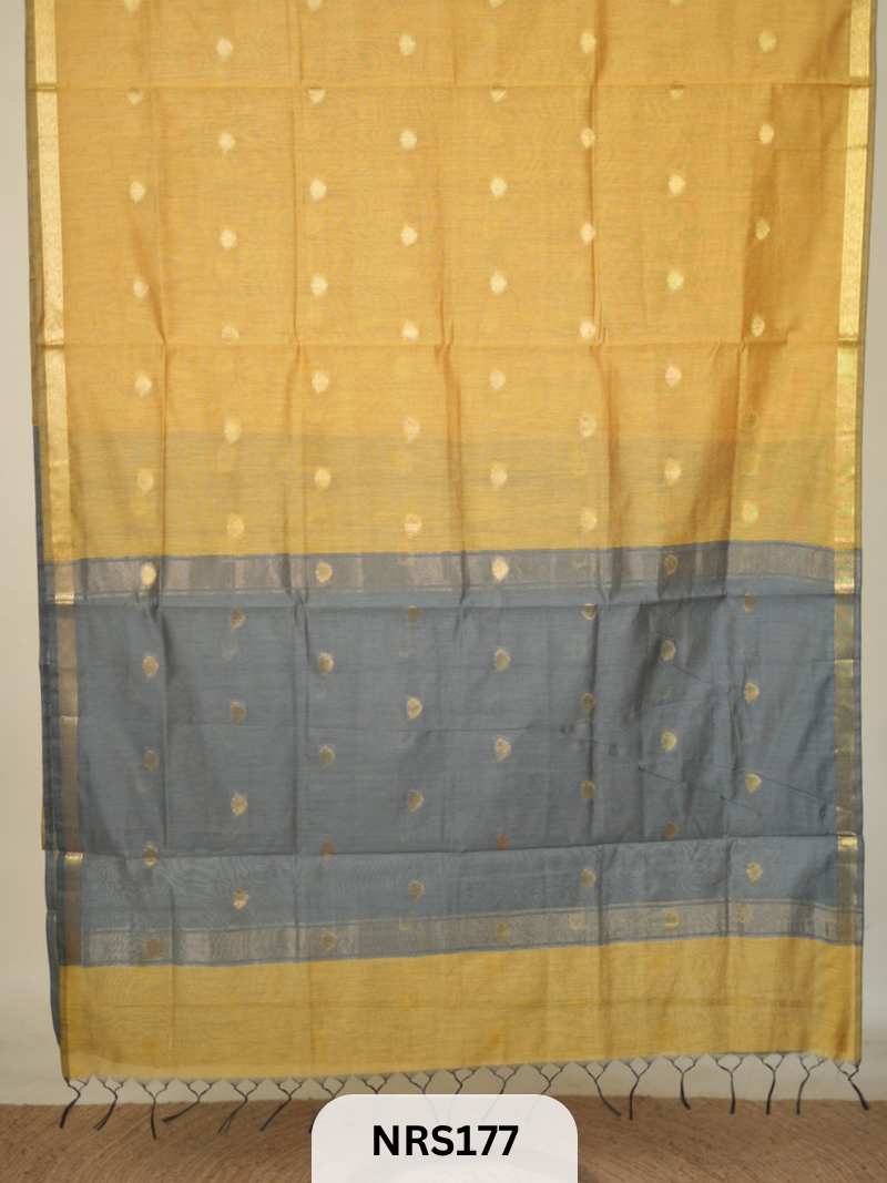 CHANDERI INSPIRED MAHESWARI SAREE